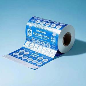 Rouleau de film plastique antimicrobien composite pelable en feuille AL personnalisée pour l'emballage de yaourt aux probiotiques - Product Image 4