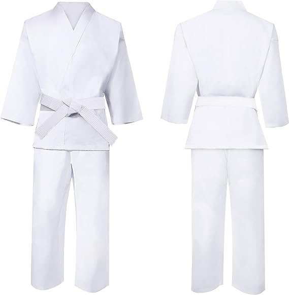 Hot Custom Design WKF Approved Traditional White Jiu Jitsu Gi Uniform Karate Uniforms