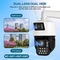 Seetong Zoom optique 20X sans fil 4MP double objectif rotation à 360 degrés WIFI PTZ caméra suivi automatique Vision nocturne couleur