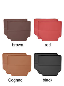 Tapis de siège de voiture en cuir de fibre anti-coup de pied pour volvo xc60 xc40 xc90 c30 s80 v60 v90 v40 s40 s60 s90 xc70 c30 c70 c40 kit tapis - Product Image 5