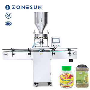 ZONESUN-Máquina automática de llenado de botellas de té, granos de partículas de arroz, especias, azúcar, nueces, semillas de té - Product Image 1