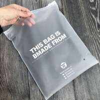 Sacs d'emballage pour vêtements à fermeture éclair auto-adhésive de taille personnalisable, sacs en plastique à fermeture éclair pour vêtements personnalisés