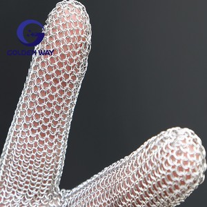 Gants en fil d'acier inoxydable de qualité alimentaire 316, résistants aux coupures, conformes à la norme ANSI/ISEA niveau 9 et résistants à la déchirure - Product Image 3