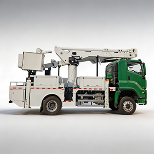 Vehículo de Trabajo Aéreo Aislado ISUZU de 18m, Camión con Plataforma Elevadora Aislada sobre Chasis Isuzu para Operaciones en Líneas Eléctricas - Product Image 1