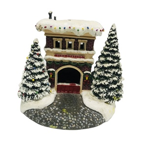 Personalized Handmade Polyresin <strong>Custom</strong> Lighted <strong>Christmas</strong> <strong>Village</strong> <strong>Houses</strong> - Product Image 4