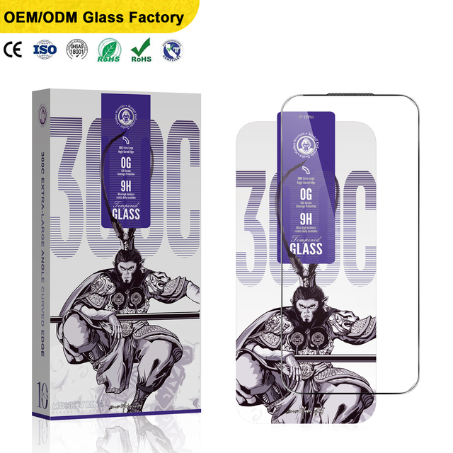 300CC HD Clear 9H Tempered Glass Screen Protector for 17/17Pro/17 Pro Max/16 Pro/15 Pro Max/XS/MAX Scratch-Resistant 3D