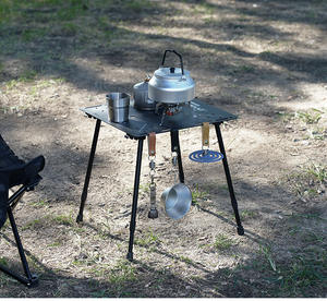 Portable Compact Camping Side <b>Table</b> With Carrying Bag <b>for</b> Outdoor Hiking Camping Picnic <b>BBQ</b> Travel Beach - Product Image 4