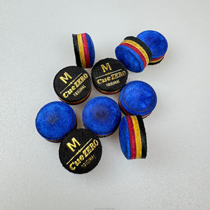 Punta de taco de billar multicapa Zero Rainbow Blue Peacock, punta de taco de billar de 11 mm para taco de billar chino de 8 bolas - Product Image 5