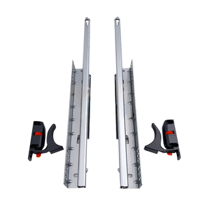 Giá Tốt Đồ Nội Thất Phần Cứng Nhà Máy Nhà Bếp Ngăn Kéo Hidden Đẩy Mở Đóng Mềm Cài Đặt Ngăn Kéo Trượt Đường Sắt - Product Image 6