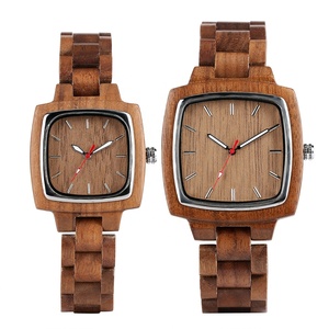 Orologi in <span class=keywords><strong>legno</strong></span> fatti a mano con etichetta privata per uomo e <span class=keywords><strong>donna</strong></span> <span class=keywords><strong>orologio</strong></span> da uomo in <span class=keywords><strong>legno</strong></span> con coppia amante Unisex - Product Image 1