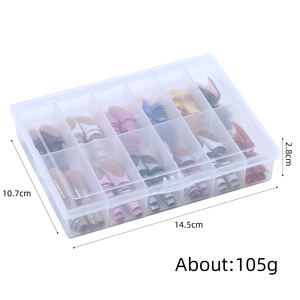 288 pièces, 12 couleurs, faux ongles à presser de style français, couverture complète, ensemble de faux ongles de couleurs mélangées en boîte - Product Image 6