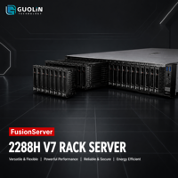 Serveur en rack haute performance FusionServer 2288H V7 2U d'origine, double processeur Intel Xeon Scalable Gen 4, DDR5 4800MT/s, PCIe 5.0