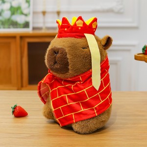 Nouveau style transfrontalier Peluche Capybara <span class=keywords><strong>de</strong></span> 8 pouces en tissu polyester-coton, rembourrée en coton PP, pour machine à griffes et événements annuels - Product Image 3