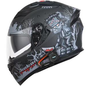 Casco de Motocicleta Modular Abatible Certificado con Bluetooth Integrado, Material ABS - Product Image 2