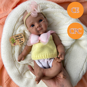 Muñeca Reborn de Silicona Realista de 16 Pulgadas, Estilo Bebé Adorable, <span class=keywords><strong>para</strong></span> Colección Conmemorativa y Uso como Compañera - Product Image 1