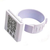 F-010 YIAN Mini Étiquettes RFID UHF en ABS à courte portée (0-10cm) pour bagues de patte de pigeon et de poulet, ISO 18000-2~125kHz, balises NFC pour oiseaux