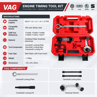 Kit d'outils de calage de distribution de moteur WUZHAO pour Audi VW Skoda VAG – Outils professionnels de réparation automobile pour garage