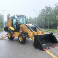 Chargeuse-pelleteuse sur roues 420F de 7,5 tonnes avec godet de 1,35 m³ et moteur diesel Cummins, pompe et engrenages pour travaux d'infrastructure
