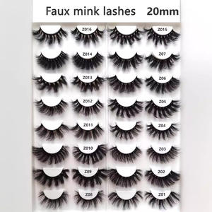 Classique russe bande cils moelleux naturel Faux vison cils synthétique 3D luxe Faux vison cils en gros - Product Image 5