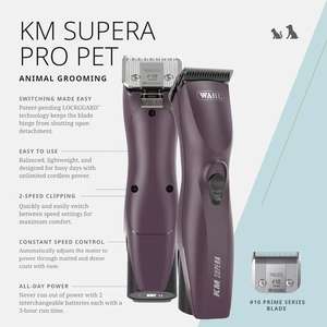 Wahl supera ปั<span class=keywords><strong>ต</strong></span><span class=keywords><strong>ต</strong></span>าเลี่ยนขนสัตว์เลี้ยงมืออาชีพ, ปั<span class=keywords><strong>ต</strong></span><span class=keywords><strong>ต</strong></span>าเลี่ยนขนสัตว์เลี้ยง<span class=keywords><strong>แบ</strong></span>บไร้สายความเร็ว2ระดับเงียบเครื่องมือดูแลขนแมวสุนัขพร้อมแบต<span class=keywords><strong>เต</strong></span>อรี่ Li-ion <span class=keywords><strong>แบ</strong></span>บเปลี่ยนได้ - Product Image 6