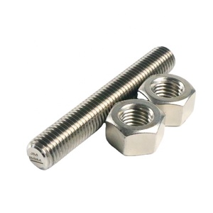 Vis à tête hexagonale en acier allié WISINE avec écrou et rondelle, filetage M10, classe 6, pour applications aérospatiales à haute température, finition brute - Product Image 3