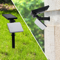 62 lampes solaires LED IP65 étanches pour extérieur, 5 modes, contrôle par capteur de lumière, 12-18 heures d'éclairage paysager pour usage extérieur