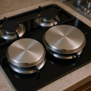 Stove <b>Cover</b> Set Stainless Steel 4 Piece Kitchen <b>Cooktop</b> Protector - Product Image 3