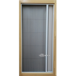 Khung hợp kim nhôm chống muỗi an ninh lưới plisse màn hình có thể thu vào cửa xếp li lưới gấp cửa màn hình - Product Image 1