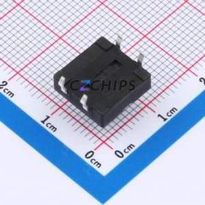 TSA12111-080B512CA-001E Tactile Switch Through hole-4P,11.7x11.5mm Switch Single Pole Single Throw Round Button 2.8N 11.7mm - Product Image 2