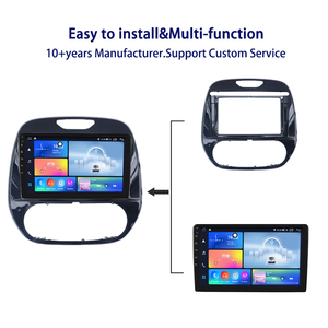 Meihua 9 pollici UV nero ABS Android Stereo Audio Radio pannello Fascia DVD per auto per <span class=keywords><strong>Renault</strong></span> Captur <span class=keywords><strong>accessori</strong></span> interni - Product Image 3