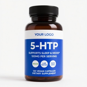 Distribuidor Mayorista de Suplementos de Fábrica OEM, Suplementos de 5-Hidroxitriptófano en Cápsulas, Extracto de Semilla de Griffonia, 5-HTP, Venta Caliente - Product Image 1