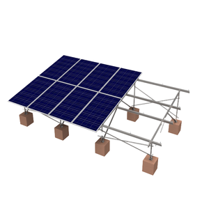 Ballasted mặt đất gắn kết năng lượng mặt trời kệ cho hệ thống năng lượng mặt trời kẽm nhôm magiê tráng thép mặt đất gắn khung năng lượng mặt trời - Product Image 1