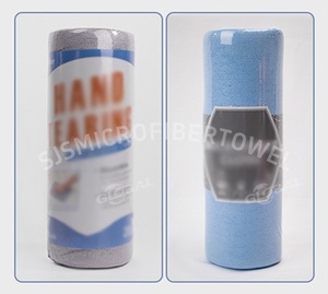 <b>Lint</b> Free Glass and Mirror Cleaning Cloths Microfiber Towel Roll for Streak Free Shine - Product Image 3