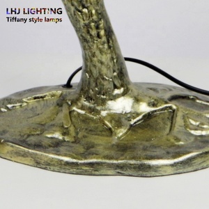 LongHuiJing Brand tiffany Lamp Home Table Lamp Stained Glass Lamp tiffany <b>Light</b> Vinagte - Product Image 5