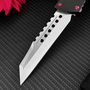 Couteau de poche multifonctionnel EDC pour l'extérieur, à ouverture coulissante, en acier D2, avec manche en aluminium, OEM, portable, pour le camping et la survie - Product Image 3