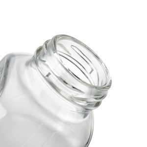 Wholesale 16oz Classic French Shape Glass <strong>Bottle</strong> With Plastic / Metal Cap for Cold Juice <strong>Water</strong> Coffee - Product Image 6