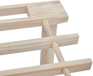 Legno massello di abete 2 x <span class=keywords><strong>scarpiera</strong></span> 3 livelli calzature ripiano ripiano - Product Image 2