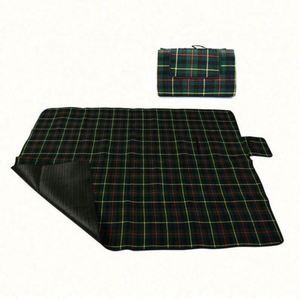 Tapis de pique-nique pliable vert 200*150 cm pour extérieur, randonnée, camping, barbecue, large, imperméable, couverture de plage, tapis multi-joueurs pour bébé - Product Image 5