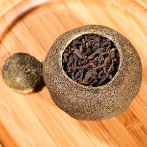 Famoso Tè Pu'er del Guangdong, Palline di Buccia d'<span class=keywords><strong>Arancia</strong></span> Naturale Essiccata, Xiaoqinggan Pu'er - Product Image 2