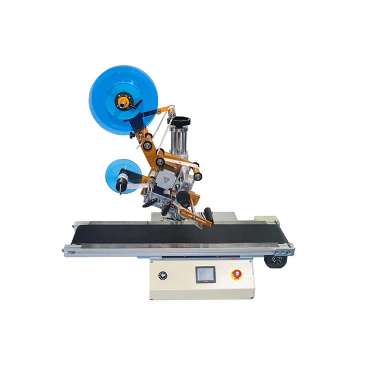 Kaiyu полу-автоматическая машина для упаковки в плоские стекло ярлыка распределяя плоская этикетировочная машина