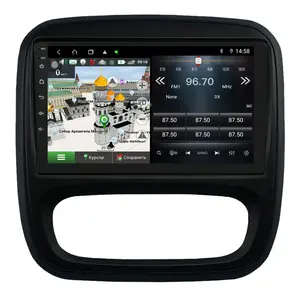 DSP Android untuk Renault Trafic, untuk Opel Vivaro B Carplay Multimedia pemutar Video layar GPS navigasi Stereo Radio DVD Mobil