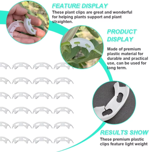 Clips <span class=keywords><strong>de</strong></span> support pour plantes <span class=keywords><strong>de</strong></span> tomates, pinces <span class=keywords><strong>de</strong></span> renforcement anti-pliage pour branches, supports robustes pour la fixation des tiges <span class=keywords><strong>de</strong></span> fruits et légumes - Product Image 3