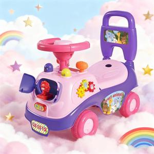 Andador Deslizante para Bebés, Carrito de Aprendizaje para Caminar, Cochecito para Montar - Product Image 2