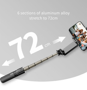 Venta caliente <span class=keywords><strong>L09</strong></span> Handheld Smart <span class=keywords><strong>Gimbal</strong></span> <span class=keywords><strong>Estabilizador</strong></span> de video Teléfonos móviles Luz de relleno Selfie Stick Trípode - Product Image 4