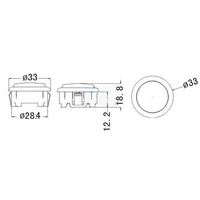 Bouton-poussoir en plastique de 30 mm pour carte de développement DIY, pour pièces de machine de jeu d'arcade, zéro latence et durable, multicolore, 5 millions de cycles