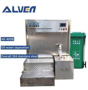 ALVEN Gewerbliche Gastronomie-Lebensmittelabfallbehandlungsmaschine mit Motor |   400kg/h Küchenabfallentsorgungssystem Modell AK-400B - Product Image 4