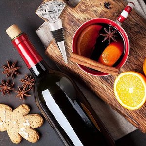 <span class=keywords><strong>Bouchon</strong></span> de bouteille de vin et de boisson en métal réutilisable <span class=keywords><strong>Bouchon</strong></span> de boisson en cristal pour vin - Product Image 4