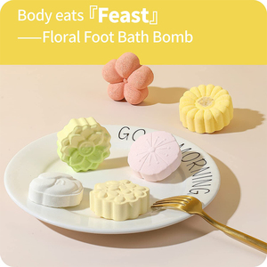 ฉลากส่วนตัวที่กําหนดเองดอกไม้ฤดูร้อนรูปร่างมังสวิรัติ Essentl น้ํามันอาบน้ําระเบิดน้ํามันหอมระเหยออร์แกนิกฝักบัว Steamer - Product Image 2