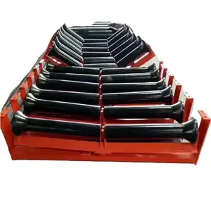 Selling Heavy Duty Steel Carrying Roller Conveyor Parts Gravity Conveyor Belt Trough Idler Rollers Set