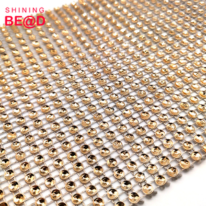 High Quality 24 Row Plastic Mesh <strong>Fabric</strong> <strong>Trimmings</strong> for Clothing Decoration for Dresses and Clothing - Product Image 3